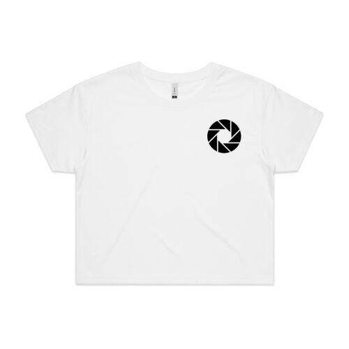 White Apeture - AS COLOUR - Women's Crop Tee Thumbnail