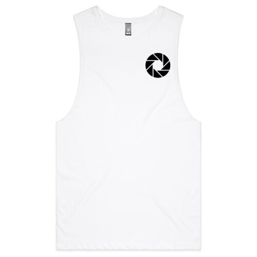 White Apeture - AS Colour - Barnard Tank Top - Muscle Tee Thumbnail